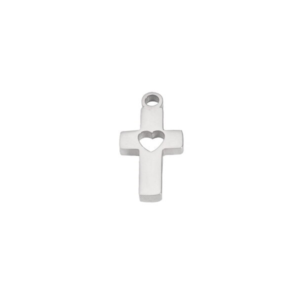 Šperky4U Ocelová komponenta - křížek - OK1433-ST