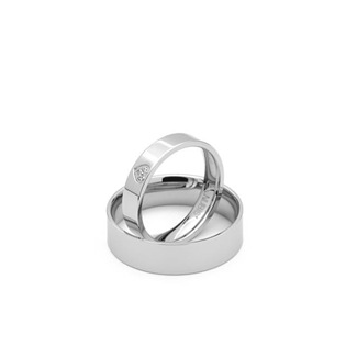 NSS3004-ZR NSS3004-ZR Snubní prsteny chirurgická ocel - pár