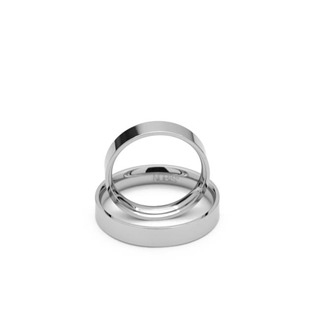 NSS3004-4 NSS3004 Snubní prsteny chirurgická ocel 4mm - pár