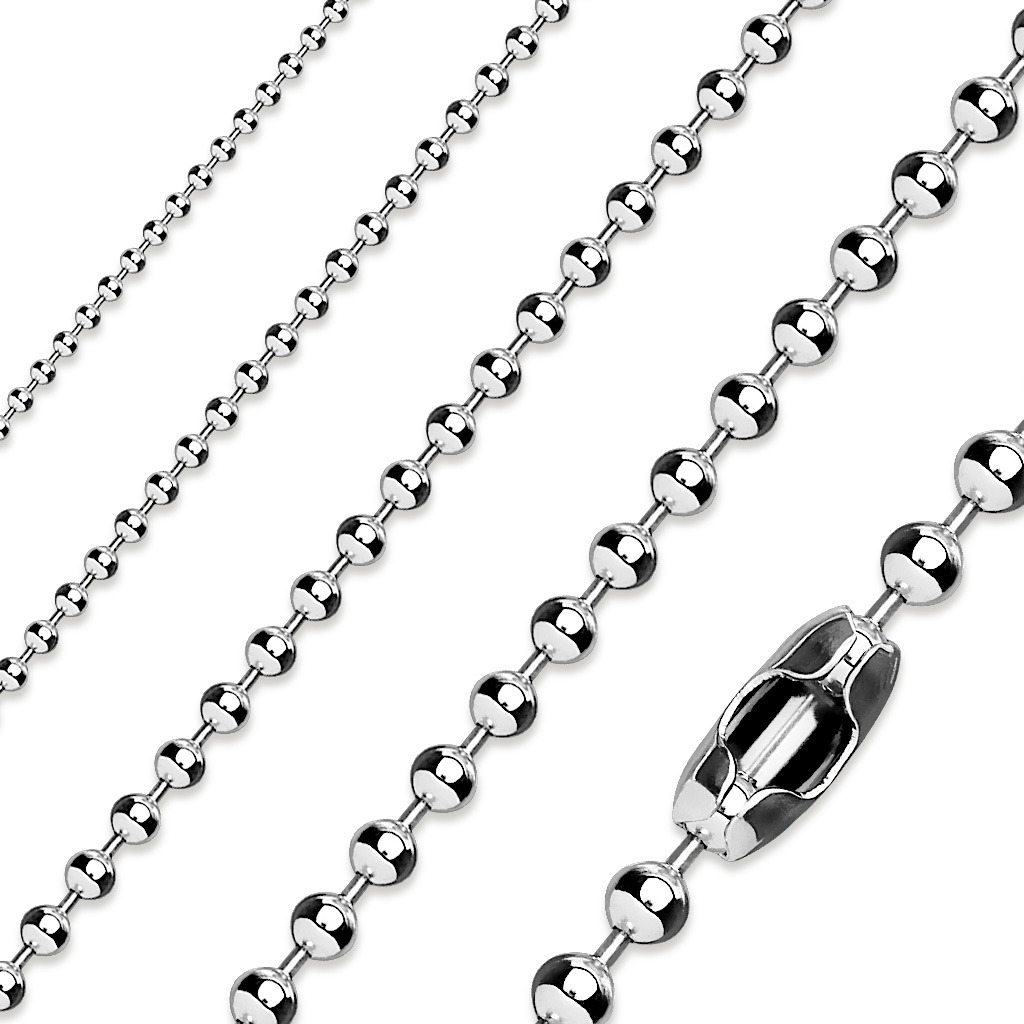 Šperky4U Ocelový řetízek kuličkový, tl. 5 mm - OPE1001-050-80