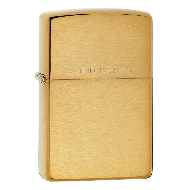 ZIPPO zapaľovač Solid Brass