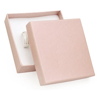 Dárková krabička na soupravu šperků růžová