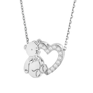 Strieborný náhrdelník s medvedíkom