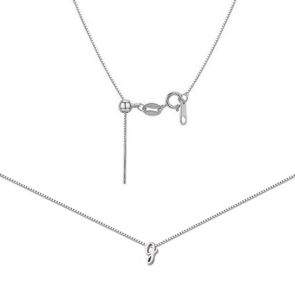 Šperky4U Ocelový náhrdelník s písmenem - OPD0260-G