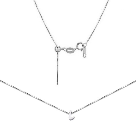 Šperky4U Ocelový náhrdelník s písmenem - OPD0260-I