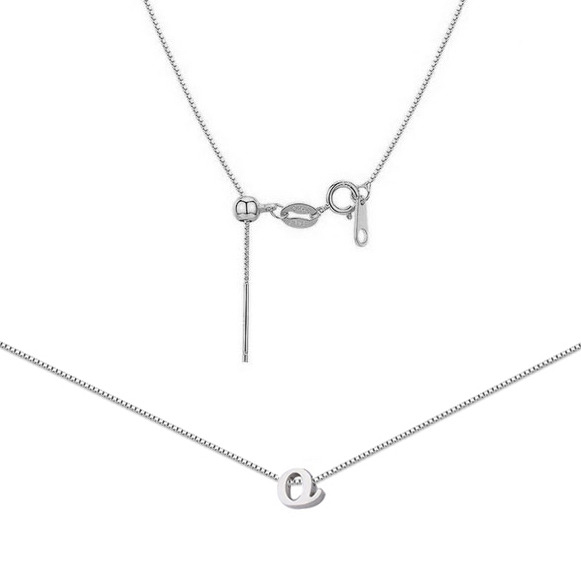 Šperky4U Ocelový náhrdelník s písmenem - OPD0260-O