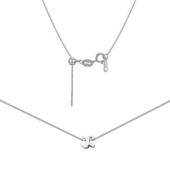 Šperky4U Ocelový náhrdelník s písmenem - OPD0260-X
