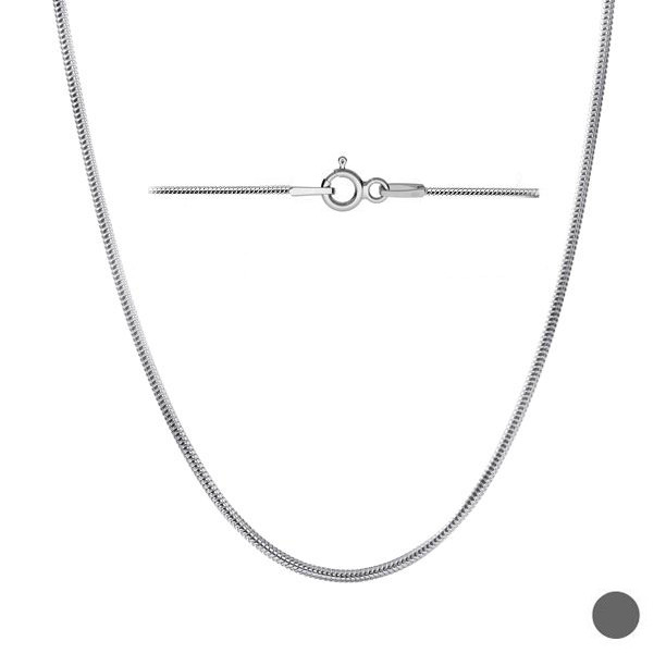 Šperky4U Stříbrný řetízek - hádě 1 mm - NB-7038-50
