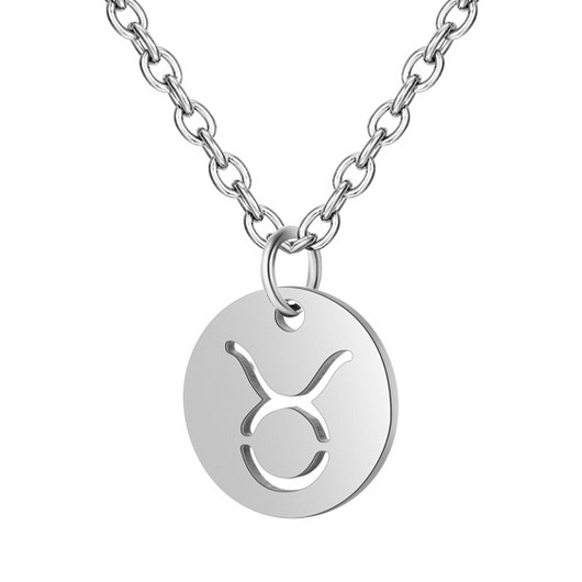Šperky4U Ocelový řetízek s přívěškem znamení - OPD0141-02