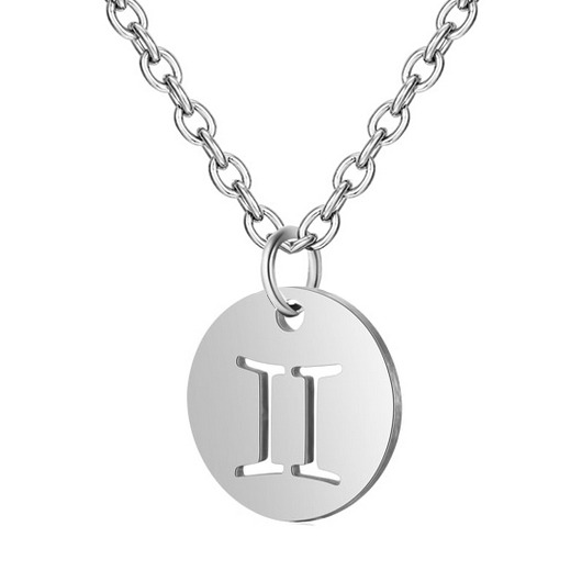 Šperky4U Ocelový řetízek s přívěškem znamení - OPD0141-03