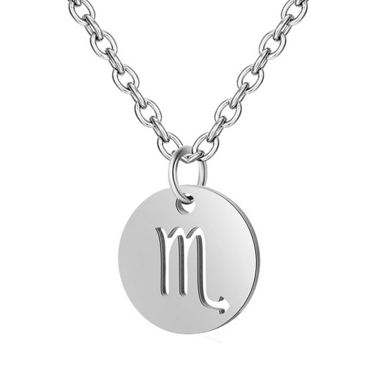 Šperky4U Ocelový řetízek s přívěškem znamení - OPD0141-08