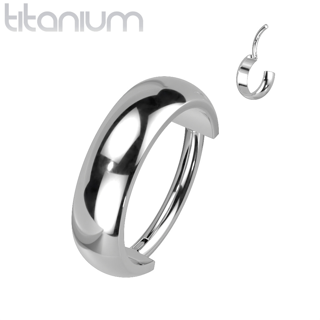 Šperky4U Segment kruh - helix / cartilage / tragus piercing TITAN - TIT1223-1208