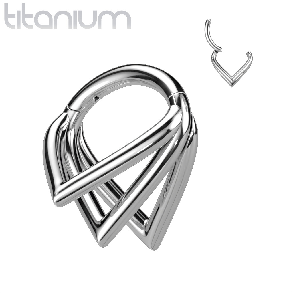 Šperky4U Segment kruh - helix / cartilage / tragus piercing TITAN - TIT1226-1208