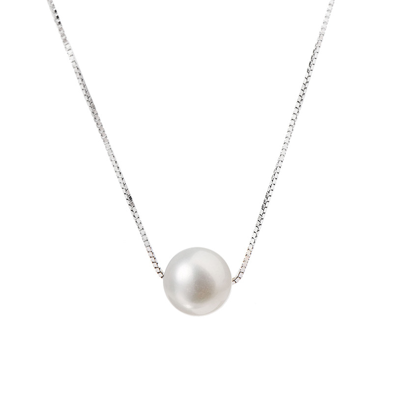 NUBIS® Stříbrný náhrdelník s perličkou - NB-2262
