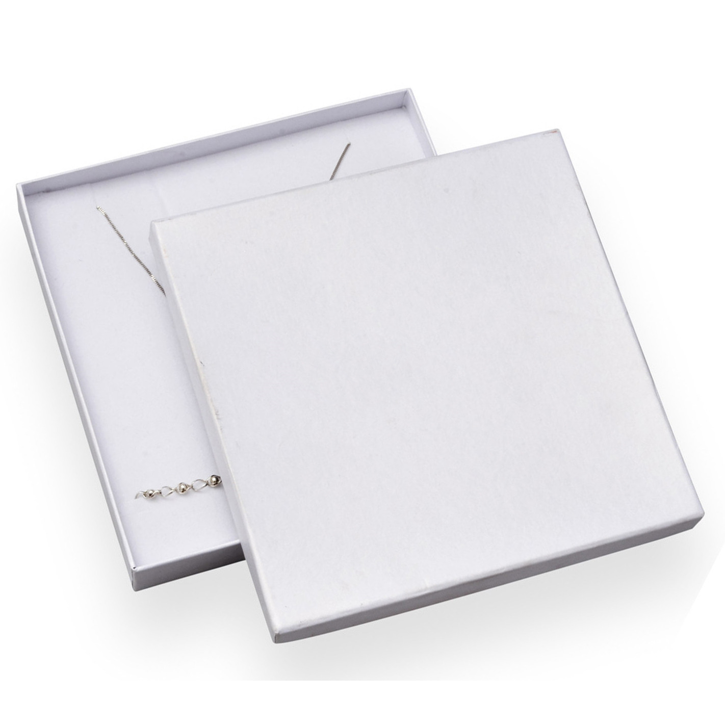 Šperky4U Velká dárková krabička - perleťově bílá - KR0399-WH
