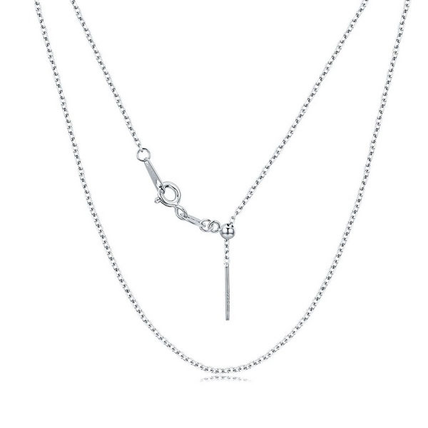 Šperky4U Dětský stříbrný řetízek očkový, délka 35-40cm - NB-7042