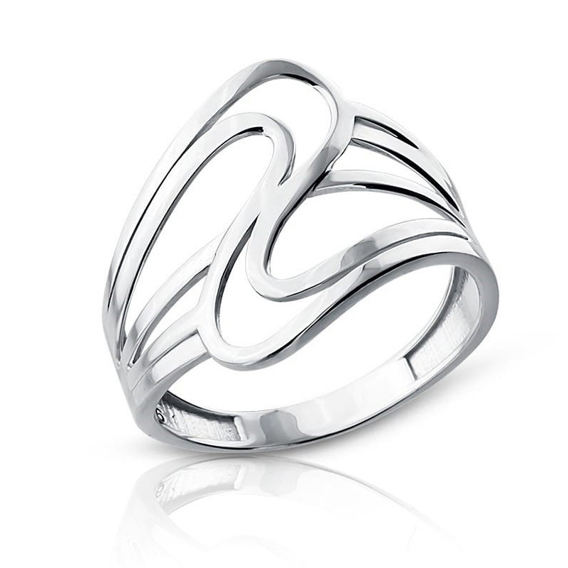 NUBIS® Stříbrný prsten - velikost 51 - NB-5507-51