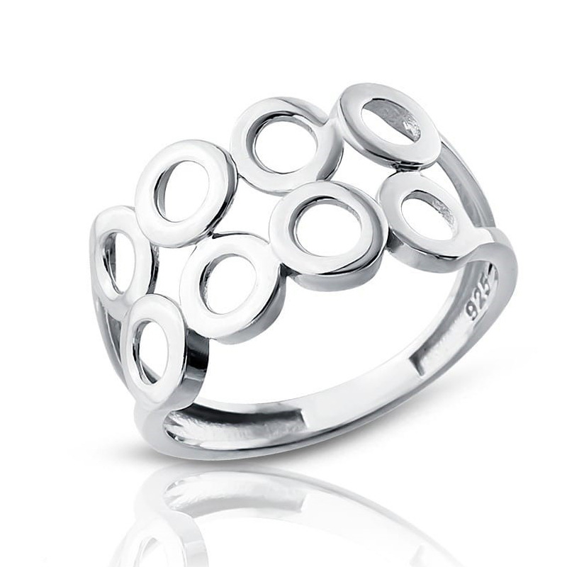 NUBIS® Stříbrný prsten - velikost 62 - NB-5513-62