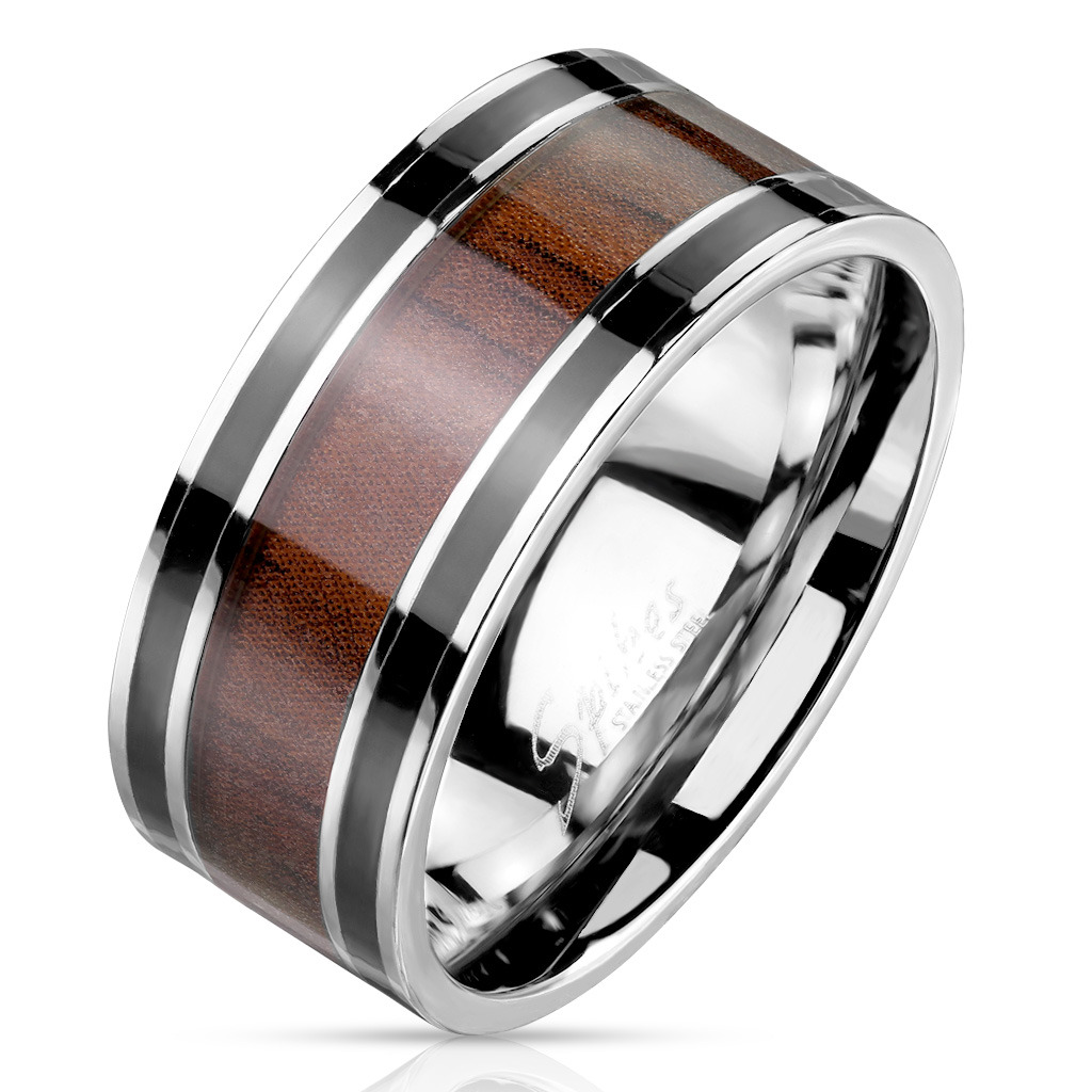 Šperky4U Pánský ocelový prsten - velikost 70 - OPR01448-70