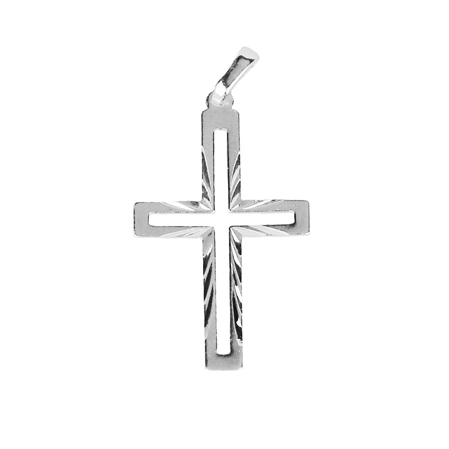 Šperky4U Stříbrný přívěšek - kříž - ZB31400