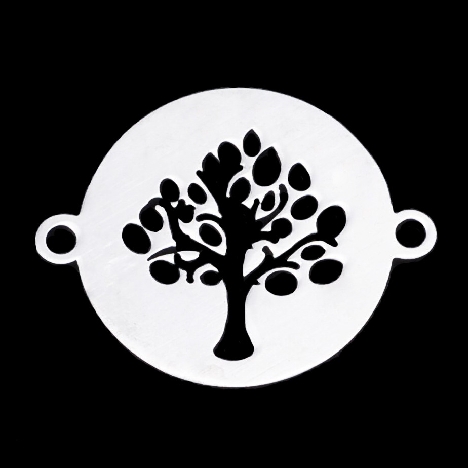 Šperky4U Ocelová destička strom života - OK1317-ST