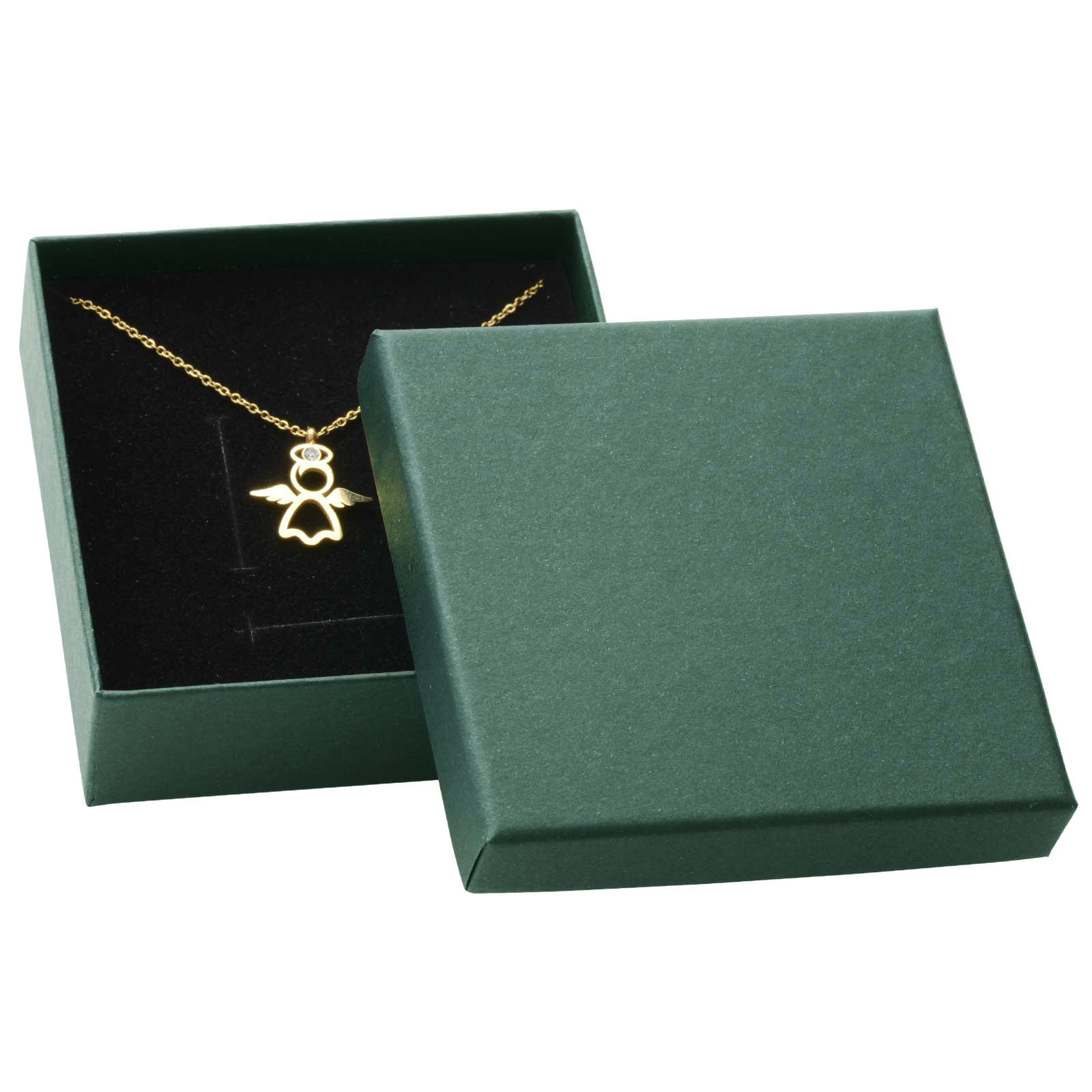 Šperky4U Zelená dárková krabička na soupravu šperků - KR0453