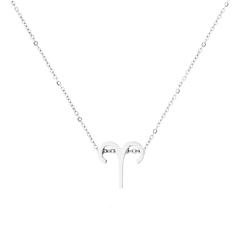 Šperky4U Ocelový náhrdelník znamení beran - OPD0263-01
