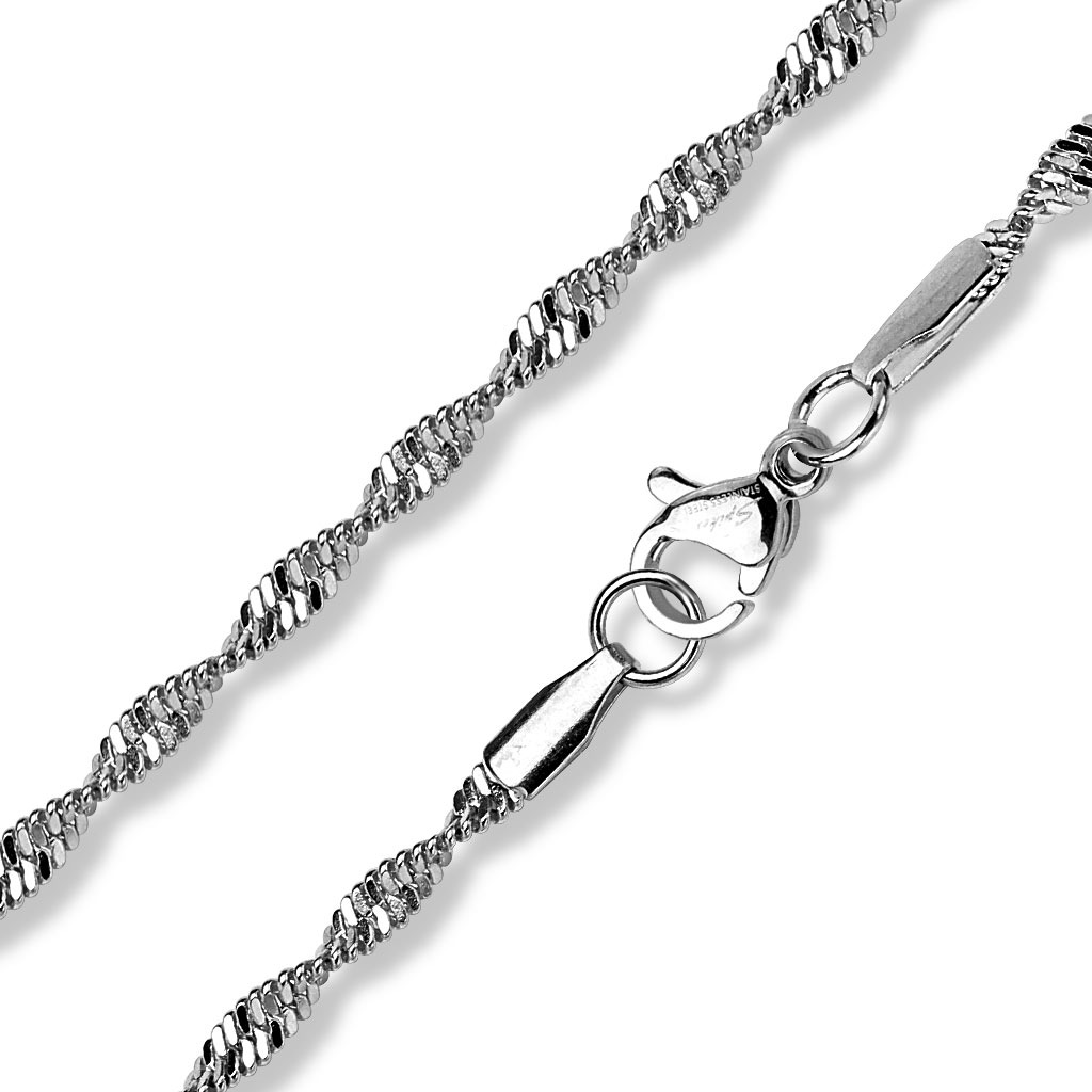 Šperky4U Ocelový řetízek, tl. 2,4 mm, délka 50 cm - OPE1150-024-50