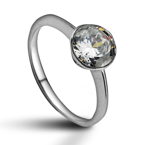 Šperky4U Stříbrný prsten se zirkonem, vel. 51 - velikost 51 - CS2011-51