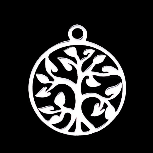 Šperky4U Ocelový přívěšek strom života - OK1470-ST