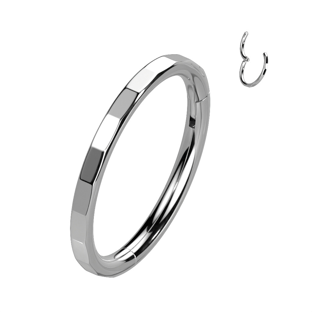 Šperky4U Segment kruh - helix / cartilage / tragus / septum piercing TITAN - TIT1215-1210