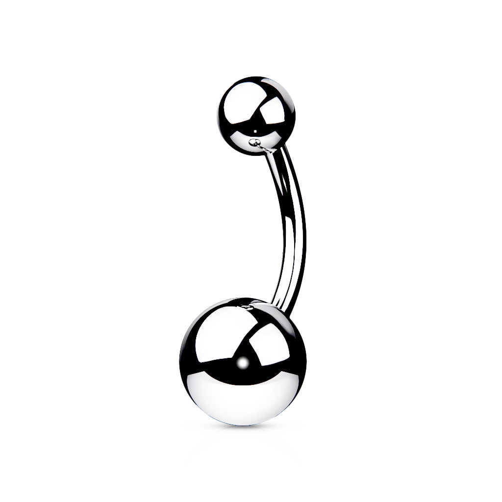 Piercing do pupku - banánik malý TITAN