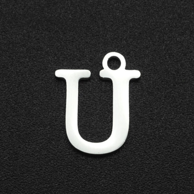 Šperky4U Ocelový přívěšek - iniciála - písmeno - OK1369-U