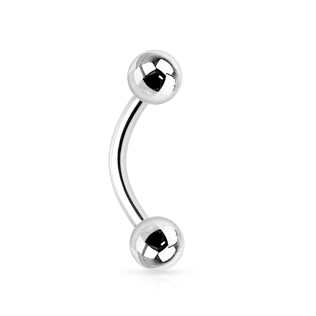 Šperky4U Piercing do obočí TITAN - TIT1013-16104