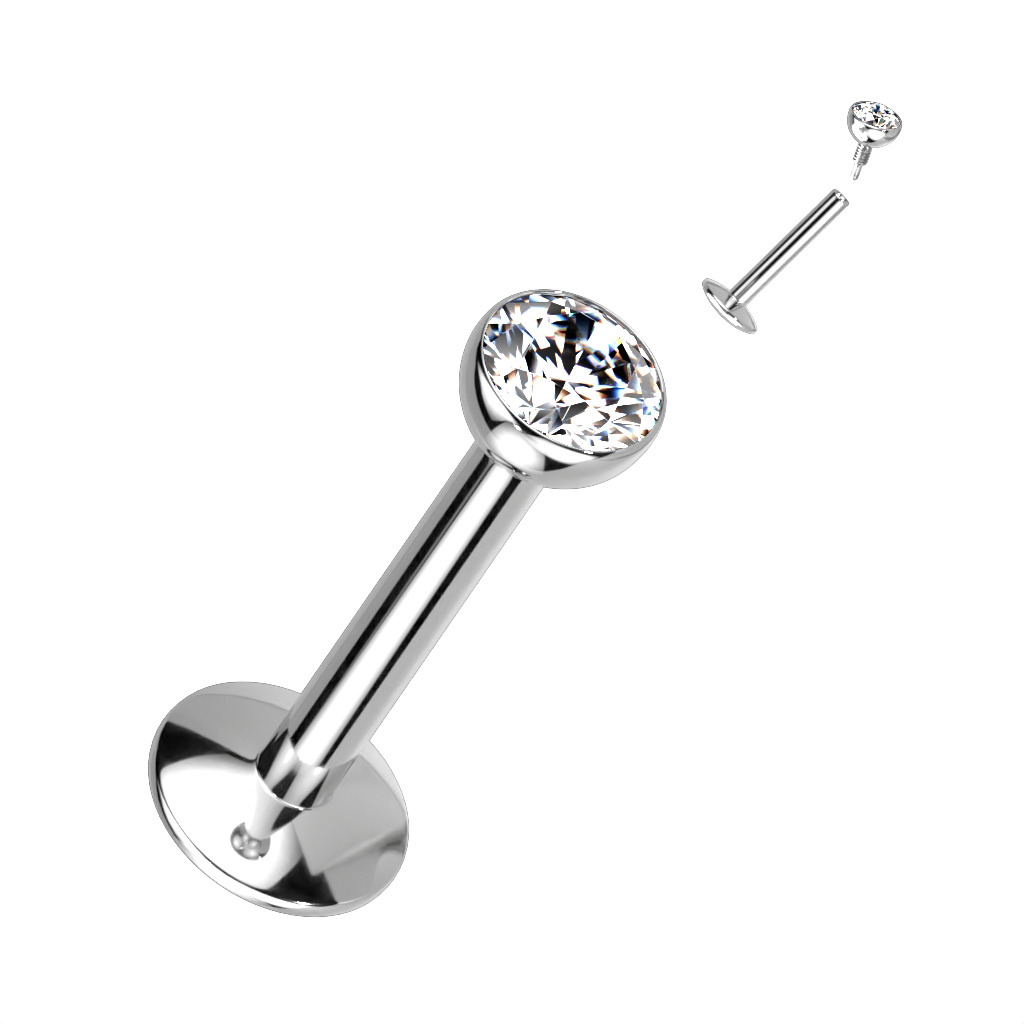 Šperky4U Piercing do brady titan - TIT1216-120802