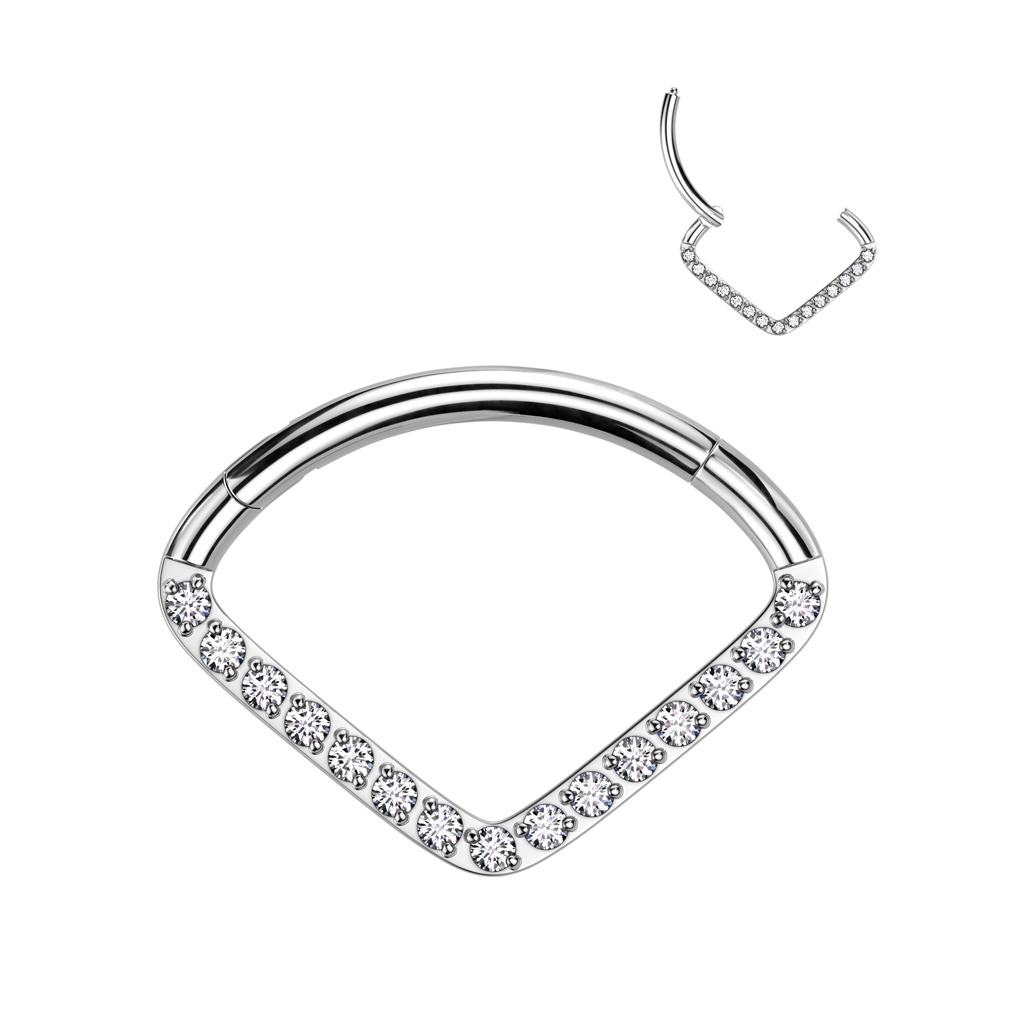 Šperky4U Piercing septum / helix / cartilage TITAN - TIT1259-1210
