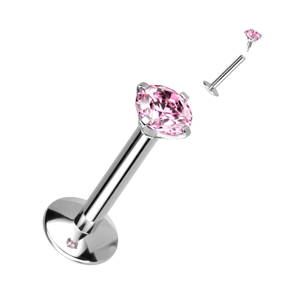 Šperky4U Piercing do brady titan - TIT1218-P