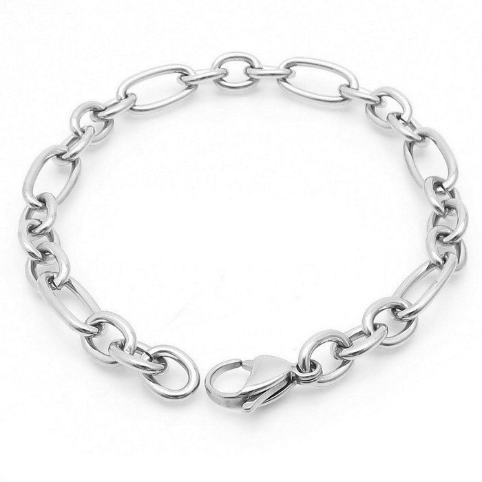 Šperky4U Ocelový náramek vhodný k zavěšení přívěšků - OPA1780