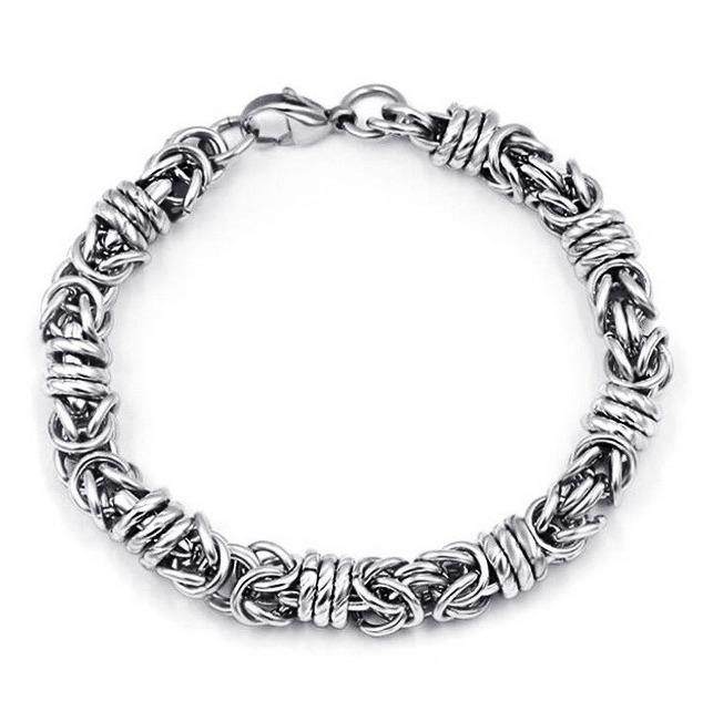 Šperky4U Pánský ocelový náramek - OPA1792