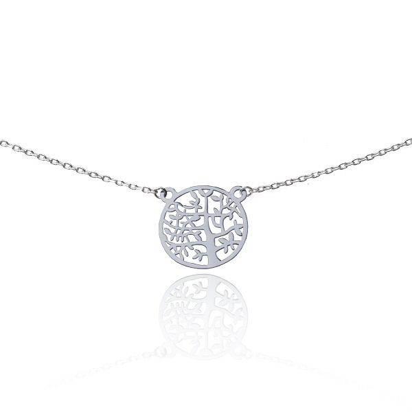 Šperky4U Stříbrný náhrdelník strom života - ZB87122
