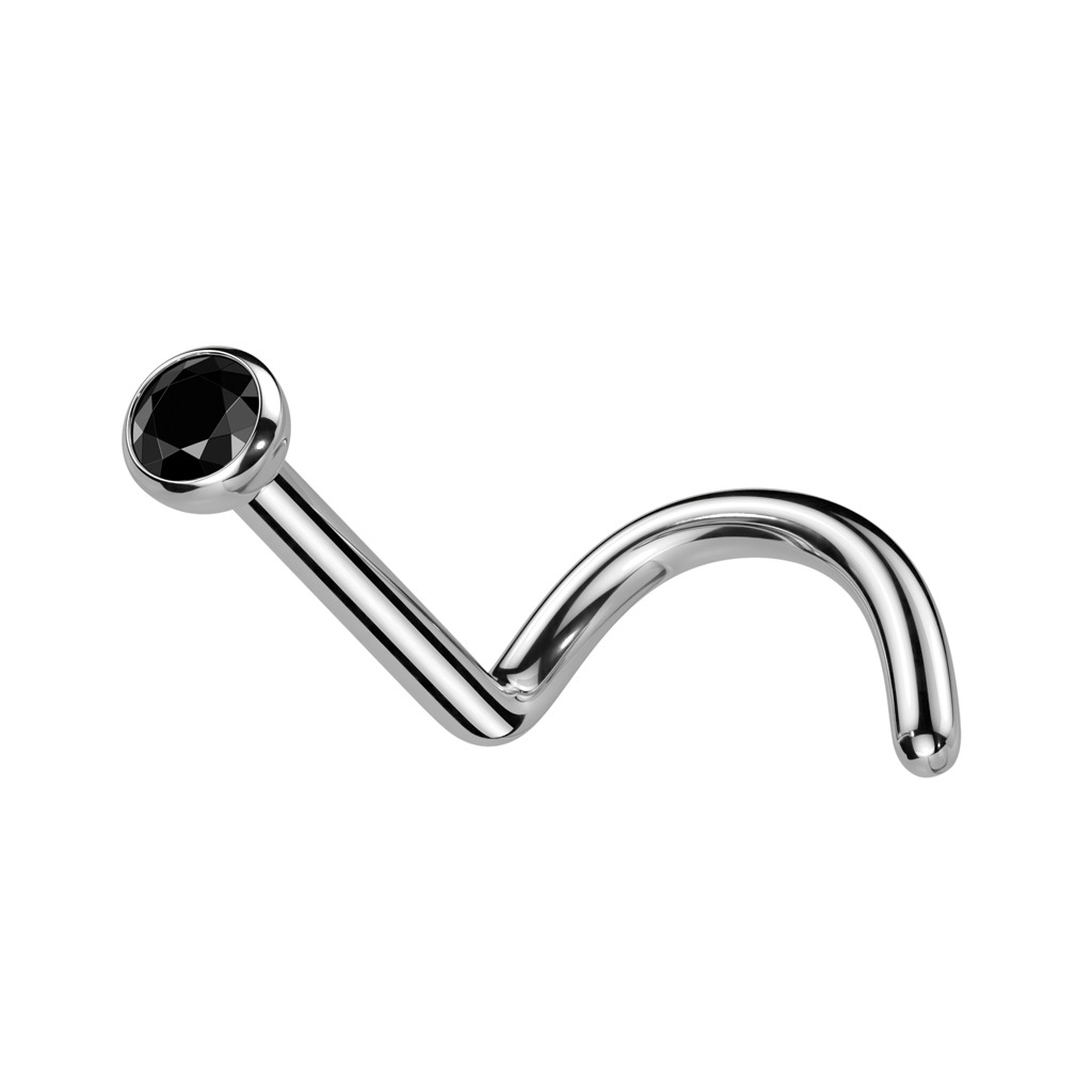 Šperky4U Piercing do nosu - TITAN - TIT1025-K