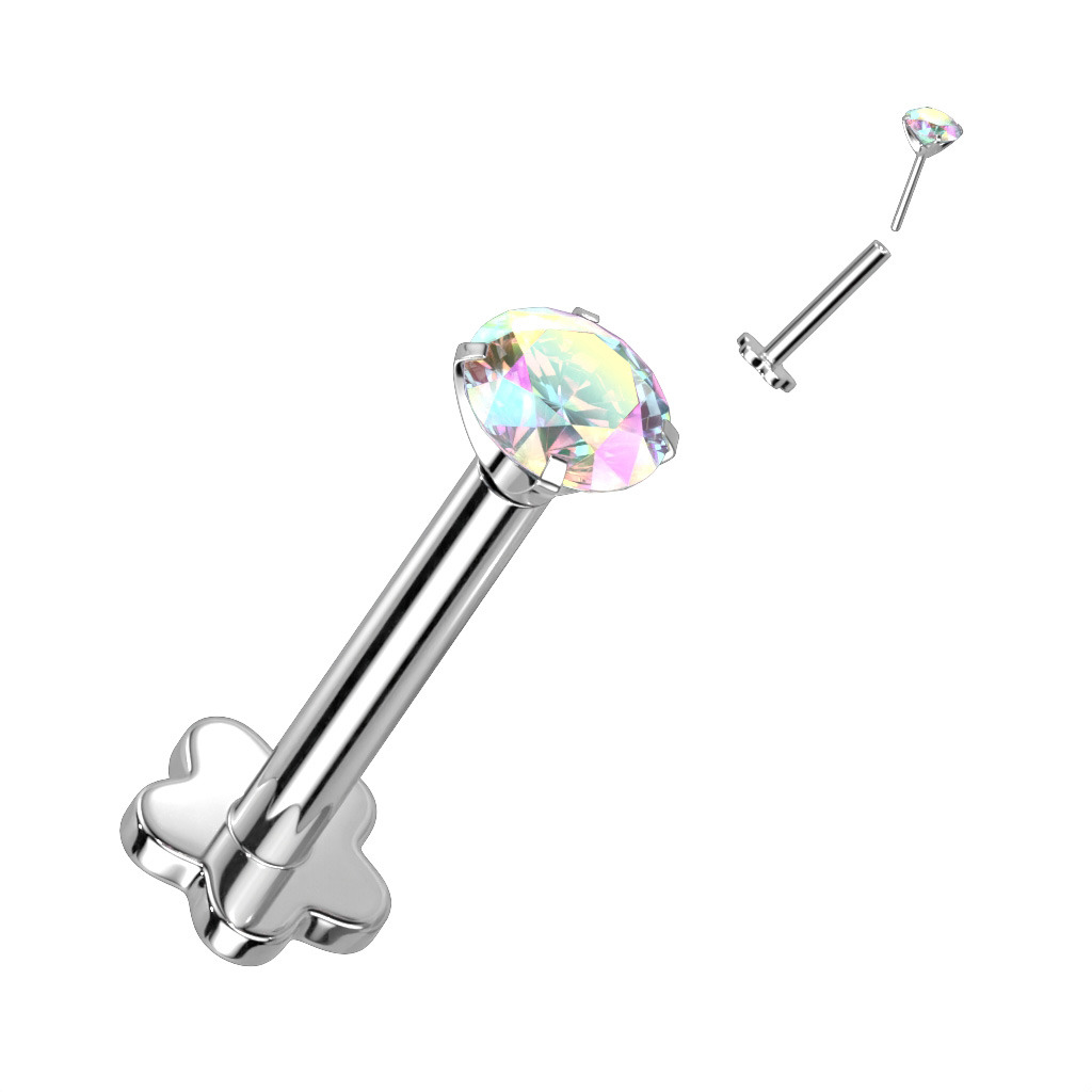 PUSH IN piercing do brady / ucha TITAN 1,2 x 8 mm