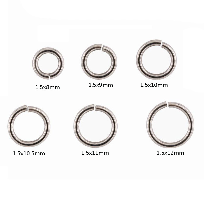 Šperky4U Ocelový kroužek tl. 1,5 mm - OK1484-1511