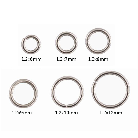 Šperky4U Ocelový kroužek tl. 1,2 mm - OK1484-1208