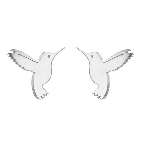 Oceľové náušnice KOLIBRÍCI