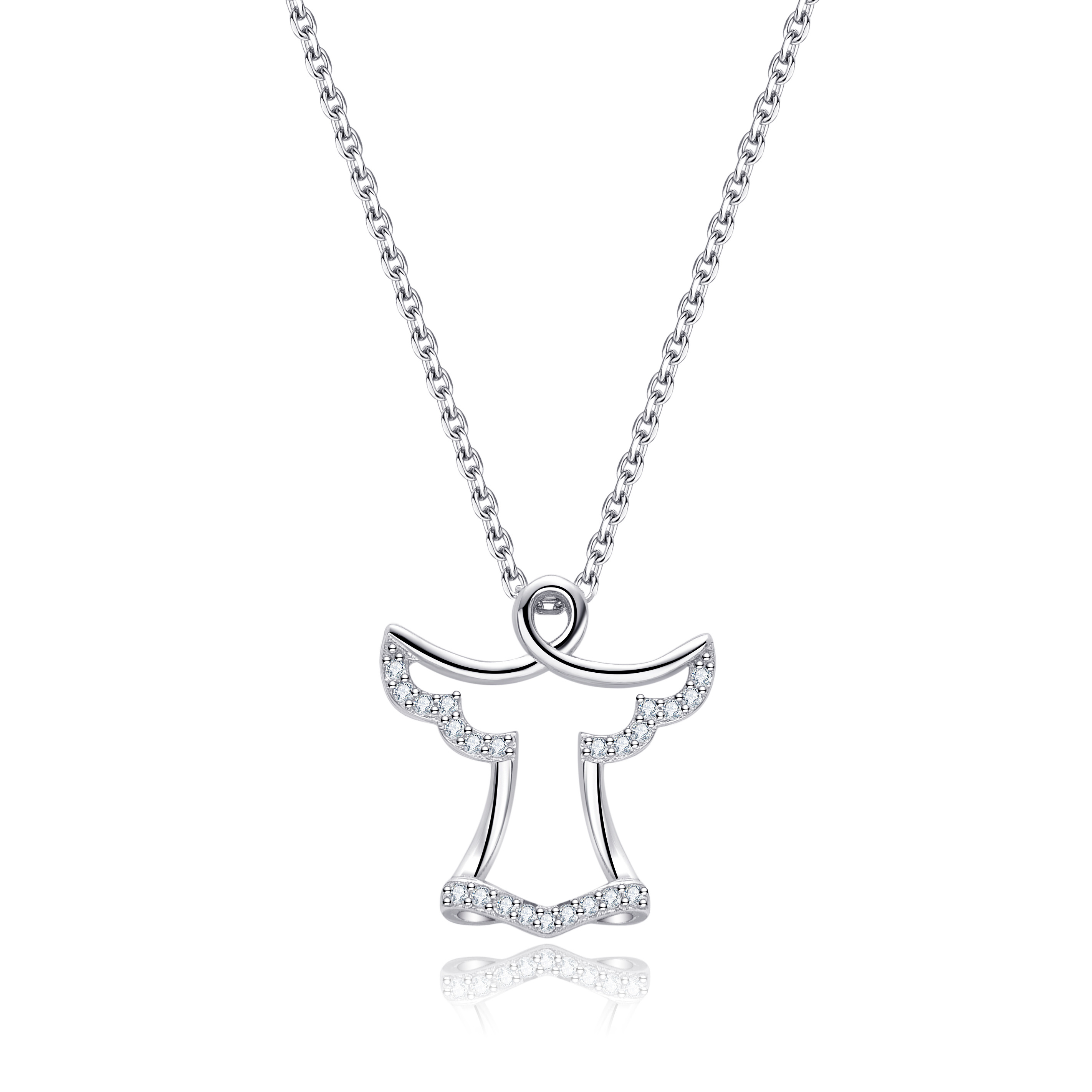 NUBIS® Stříbrný náhrdelník andílek - NB-2295