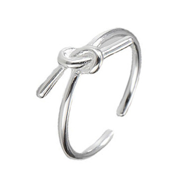 NUBIS® Stříbrný prsten uzlík - velikost universální - NB-5526