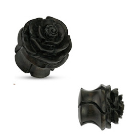 Dřevěný plug do ucha růže, průměr 8 mm