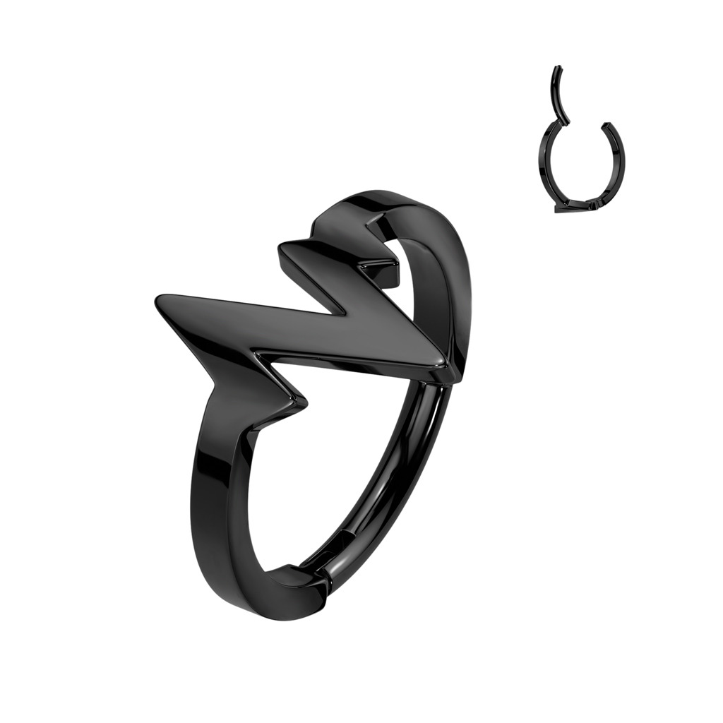 Šperky4U Ocelový kruh - helix / cartilage piercing - SG113K-1208