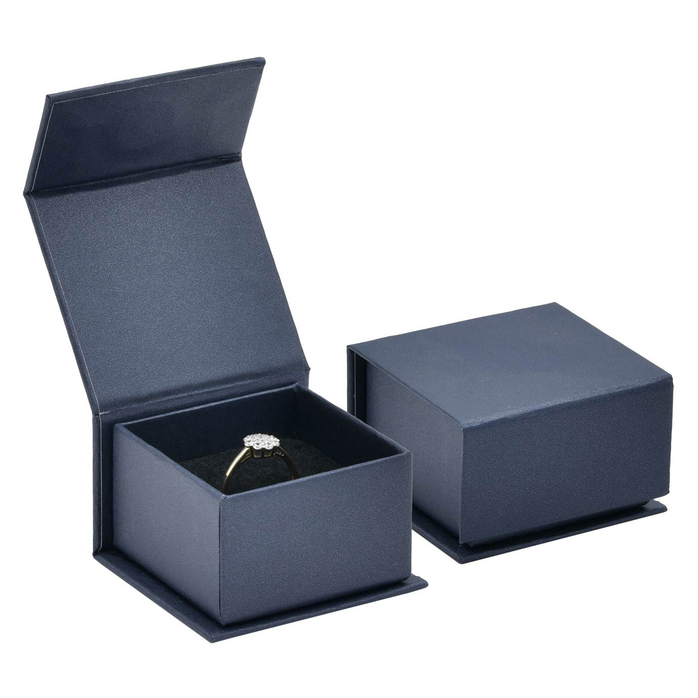 Šperky4U Dárková krabička na prsten modrá - KR0520